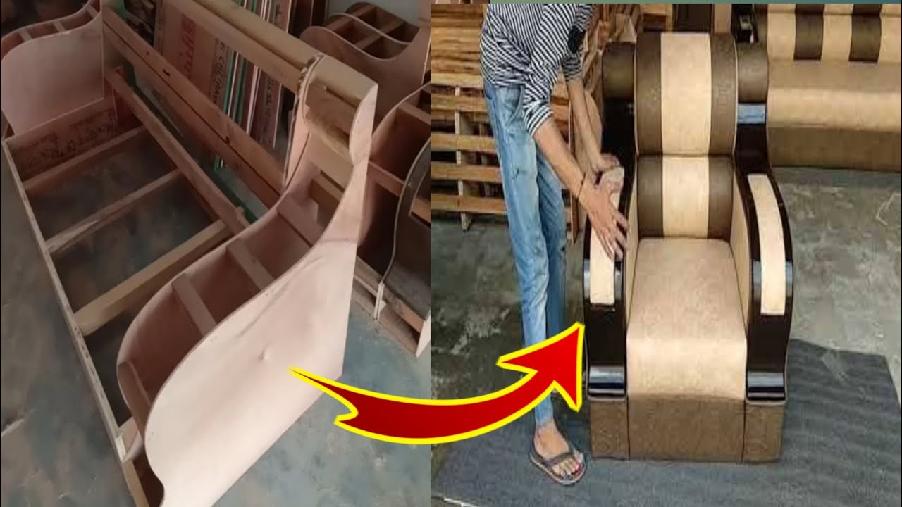 How To Make Sofa Using Plywood/Sofa Kaise Banate Hain/How To Make Sofa