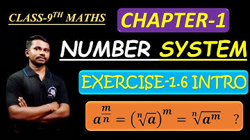 Class 9th Chapter-1 Number System | Exercise-1.6 Introduction | NCERT Maths | Concepts and Examples