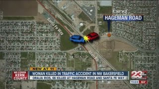 Car accident in Bakersfield kills 66-year-old woman