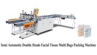 Semi Automatic Facial Tissue Bundle Packing Machine