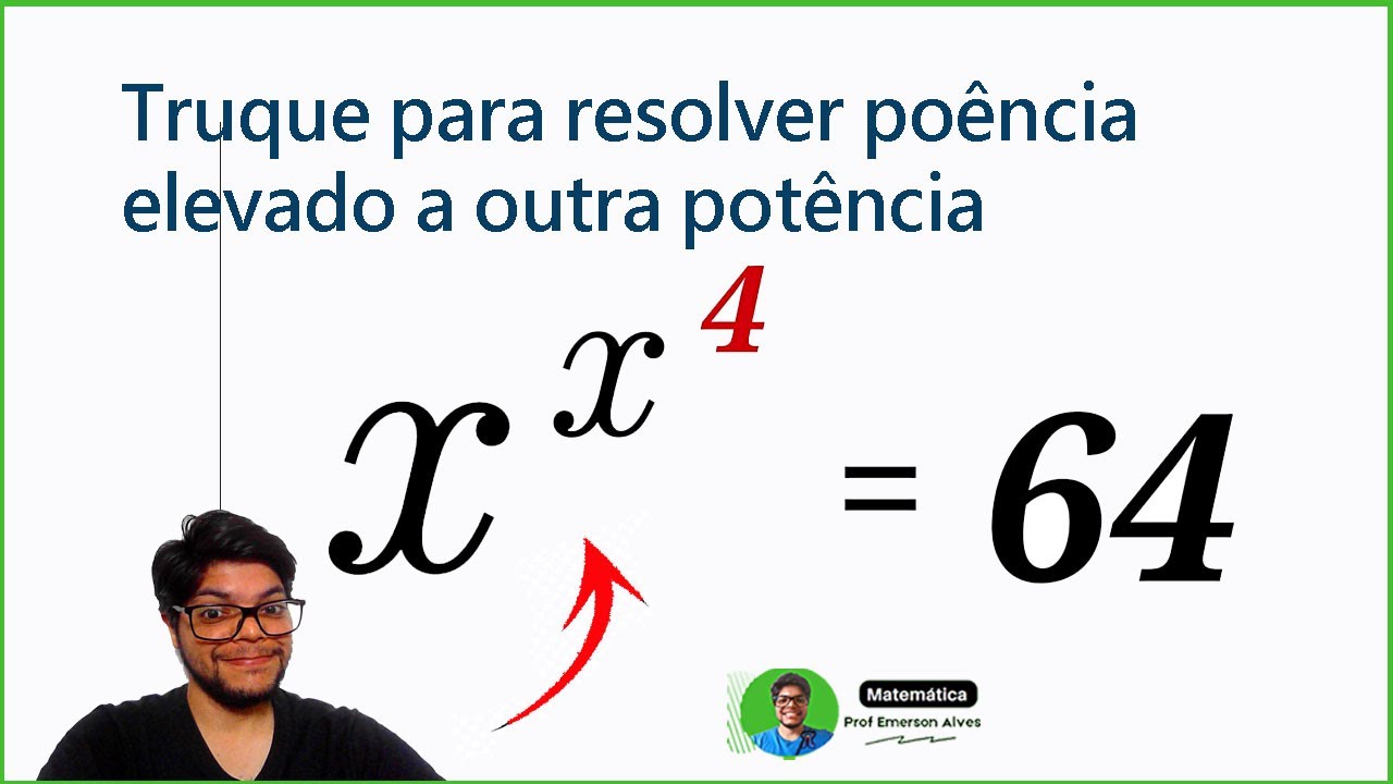 Como resolver equação exponencial elevada a outra potência |Olimpíada ...