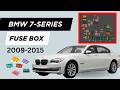 BMW 7 Series F01 F02 2009 2015 Fuse Box Diagram Locations