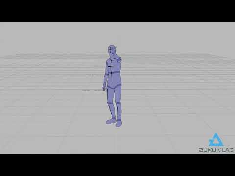 スマホを持ちながら逃げる人⑥(若者/男性)【モブ用モーション】