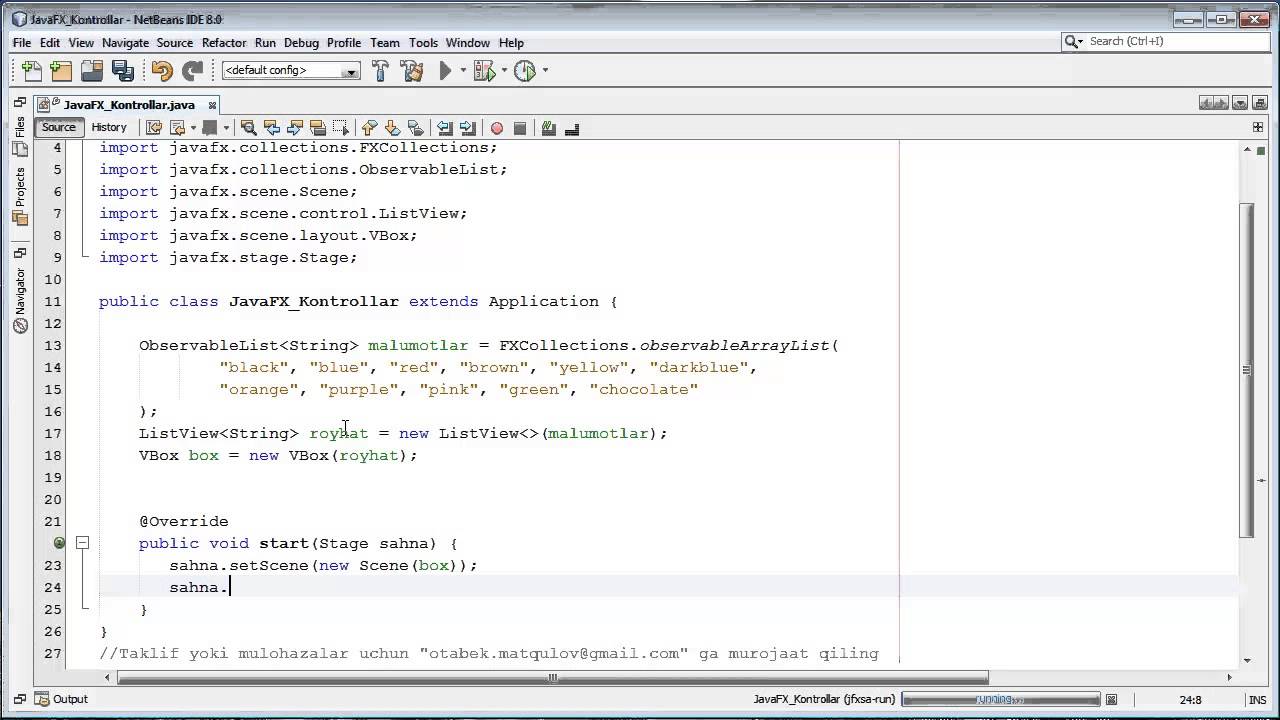 JavaFX da FGI yasash 034 ListView CellFactory yasash - YouTube