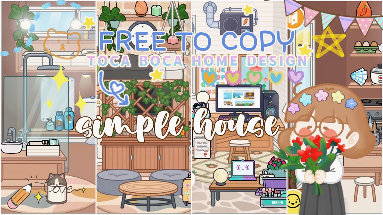 Toca Boca | How To Turn Your Free House Into An Aesthetic Home 🏡🤎 ...