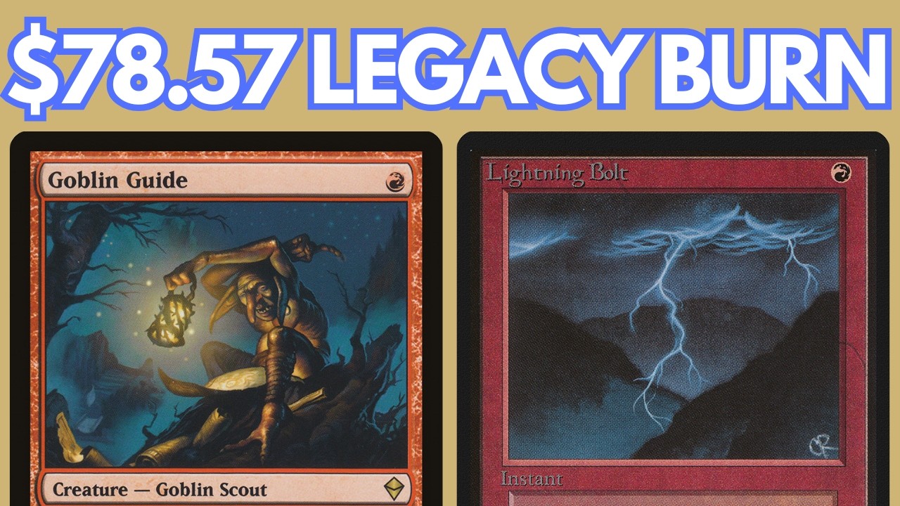 I'M BURNING FOR YOU! Legacy Burn with NO RESERVE LIST cards ft