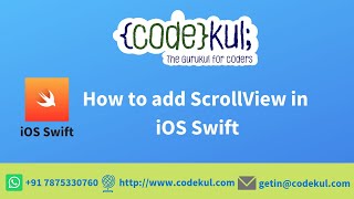 How to add ScrollView in iOS Swift