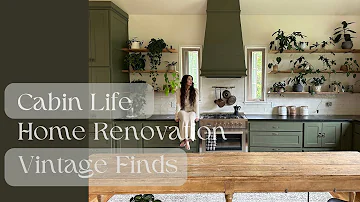 An after you will have to see to believe | Living Room Renovations | Life in a Cabin | Antiquing