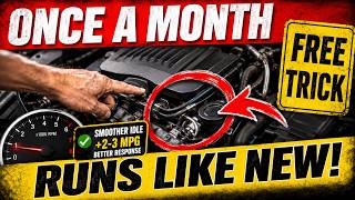 Doing This Once a Month Will Make Your Engine Run Like NEW Again (FREE Trick)