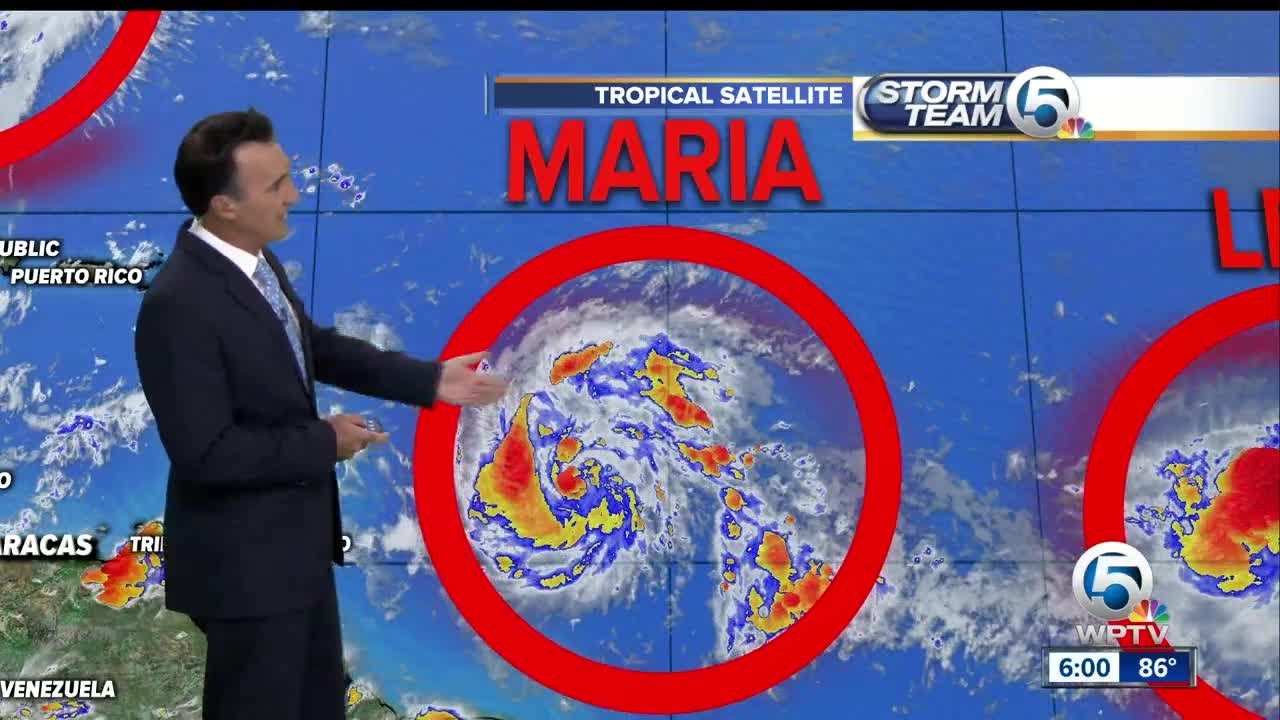 Maria expected to be a hurricane Sunday