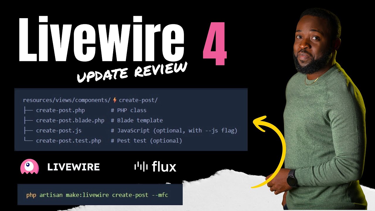 vs code snippets for livewire and - laravel news... laravel Livewire 4: new updates review - YouTube
