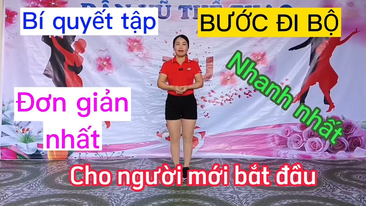 Hướng dẫn BƯỚC ĐI BỘ - Bài 1/Shuffle Dance cơ bản