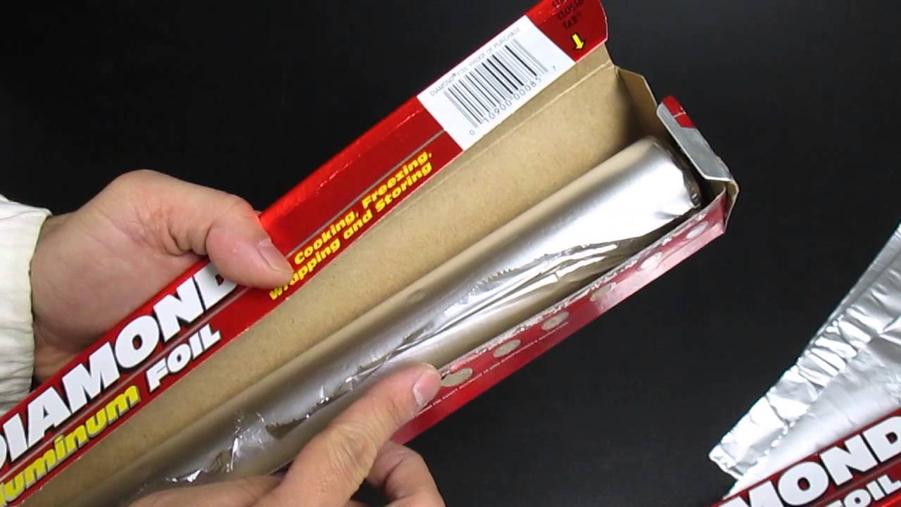 如何撕鋁箔02 (How to cut aluminum foil02) YouTube