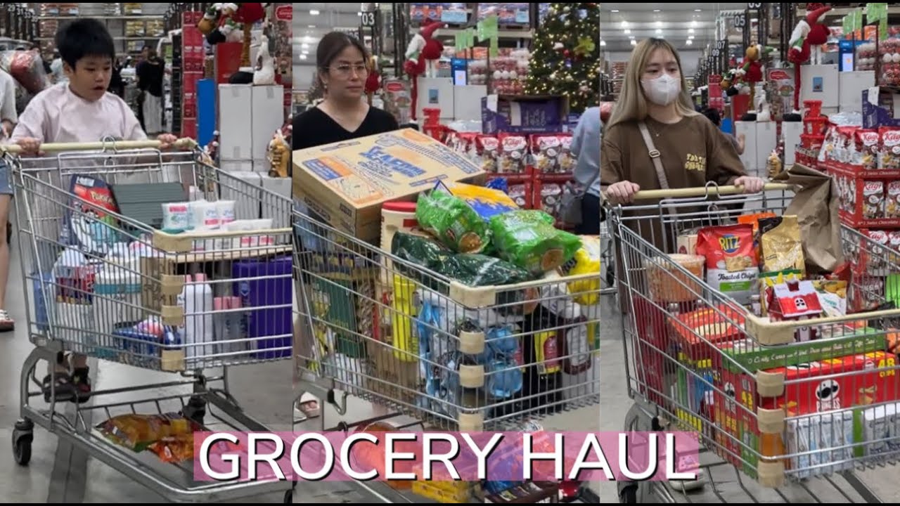 DECEMBER GROCERY HAUL  | Modern Nanay