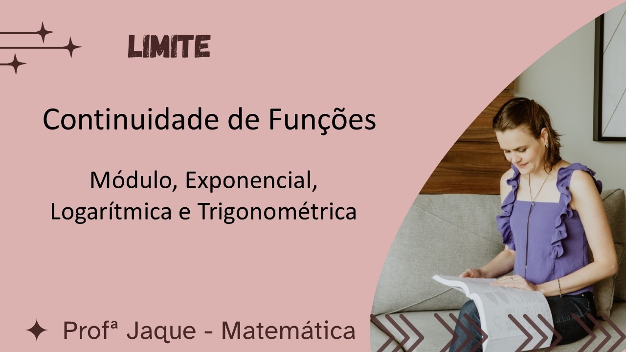Aula 5 - Continuidade de funções (Função módulo, exponencial, logarítmica e trigonométrica)