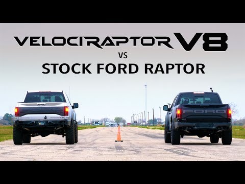 Hennessey V8 Raptor vs Stock Ford Raptor Comparison