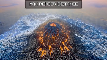 Exploring INSANE Minecraft Volcanoes | Distant Horizons + Bliss Shaders | RTX 4080 | AMD 7950x3D