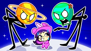 ☀️🌍🚀 Solar System Planets 🚀🌍☀️ Hungry Planets 😱 Songs and Dances by Piccoletta