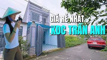 NHÀ ĐẸP GIÁ RẺ KDC TRẦN ANH , gần chợ trường học , đường rộng ô tô tránh nhau | DT 5x19M , SHR 