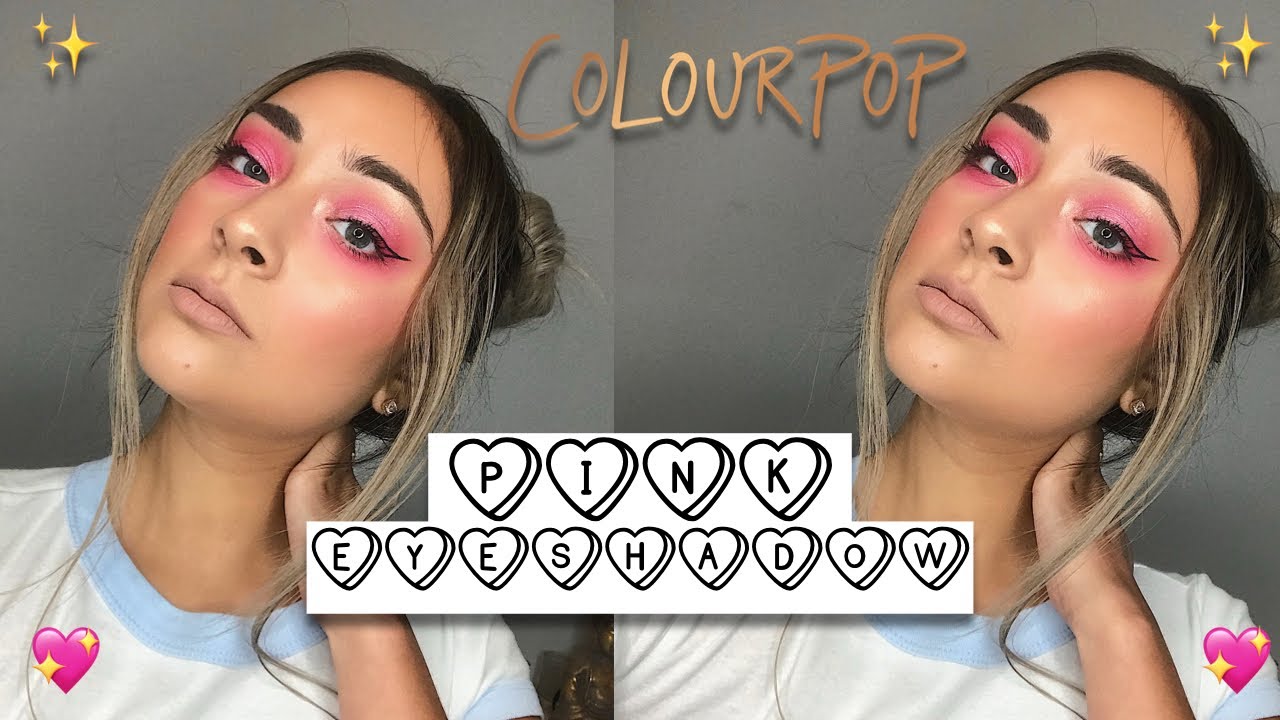 PINK EYESHADOW TUTORIAL | COLOURPOP PALETTE