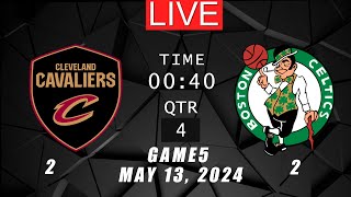 NBA LIVE! Cleveland Cavaliers vs Boston Celtics GAME 4 | May 13, 2024 | NBA Playoffs 2K24 PS5