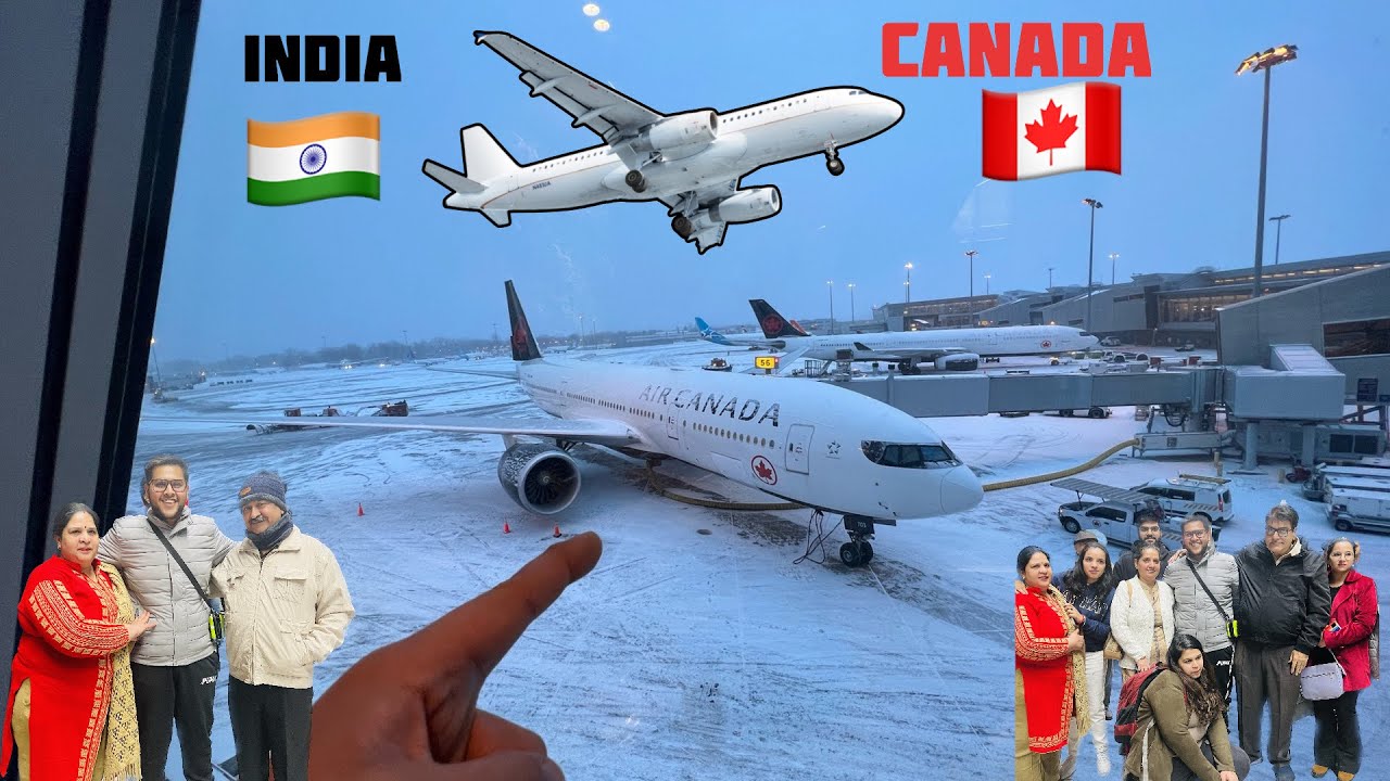 india to canada air travel time