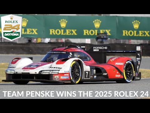 Team Penske Wins The 2025 Rolex 24 - YouTube