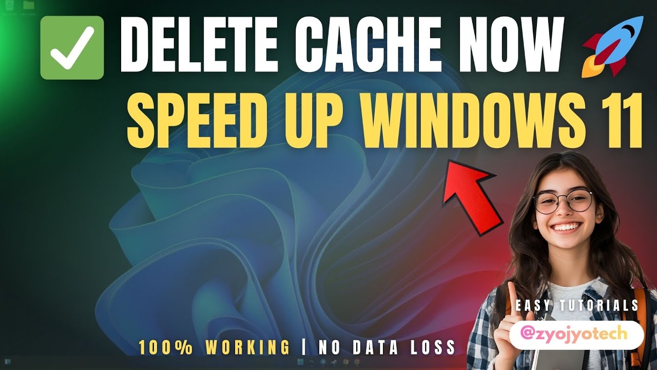 DELETE Windows 11 CACHE Now to SPEED UP your DEVICE - YouTube