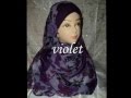 Pashminas fleuris urban hijab fashion