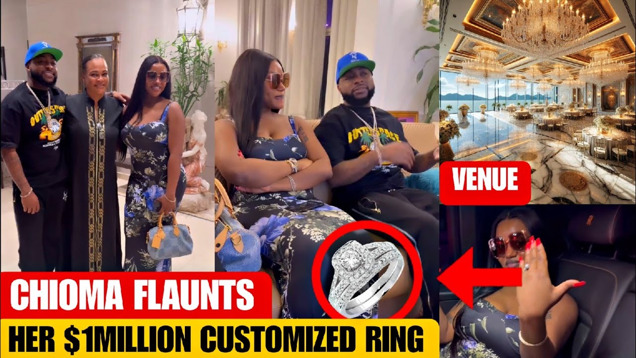 Davido And Chioma Wedding Preparation,As Chioma Flaunts Customised ...