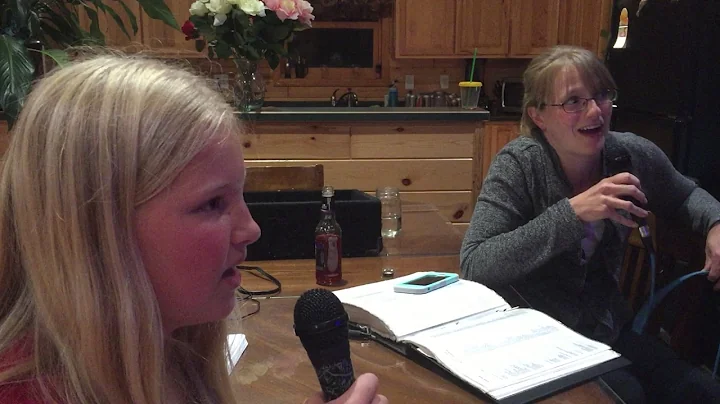 Ruth Lehman and Amanda Zimmer singing