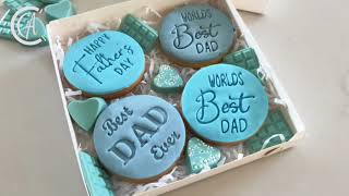 Father's Day Cookies فيديو قصير لطريقة عمل كوكيز عيد الأب