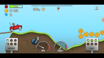 Hill Climb Racing - Gameplay Walkthrough Part 1 - Jeep (iOS, Android)