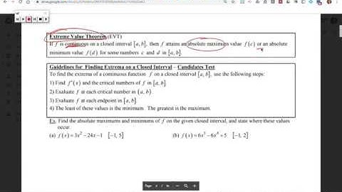 AP Calculus | Unit 5 - Analytical Applications of Differentiation (Day 1)