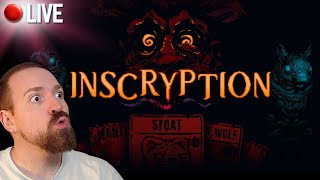 Inscryption AO VIVO 🎴 Terror, Cartas e Mistérios! - Live - Gameplay PT-BR