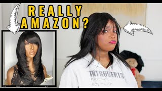 They Told a BALD HEADED LIE! | I Found This SCALP TOP Wig on Amazon And Yall... | MARY K. BELLA