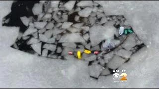 Truck Falls Through Frozen River In Ocean County Dead Dog Found Inside