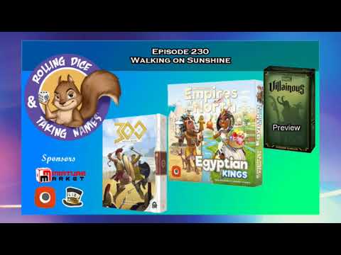 Episode 230: EOTN – Egyptian Kings, 300 Earth & Water, Board Game News