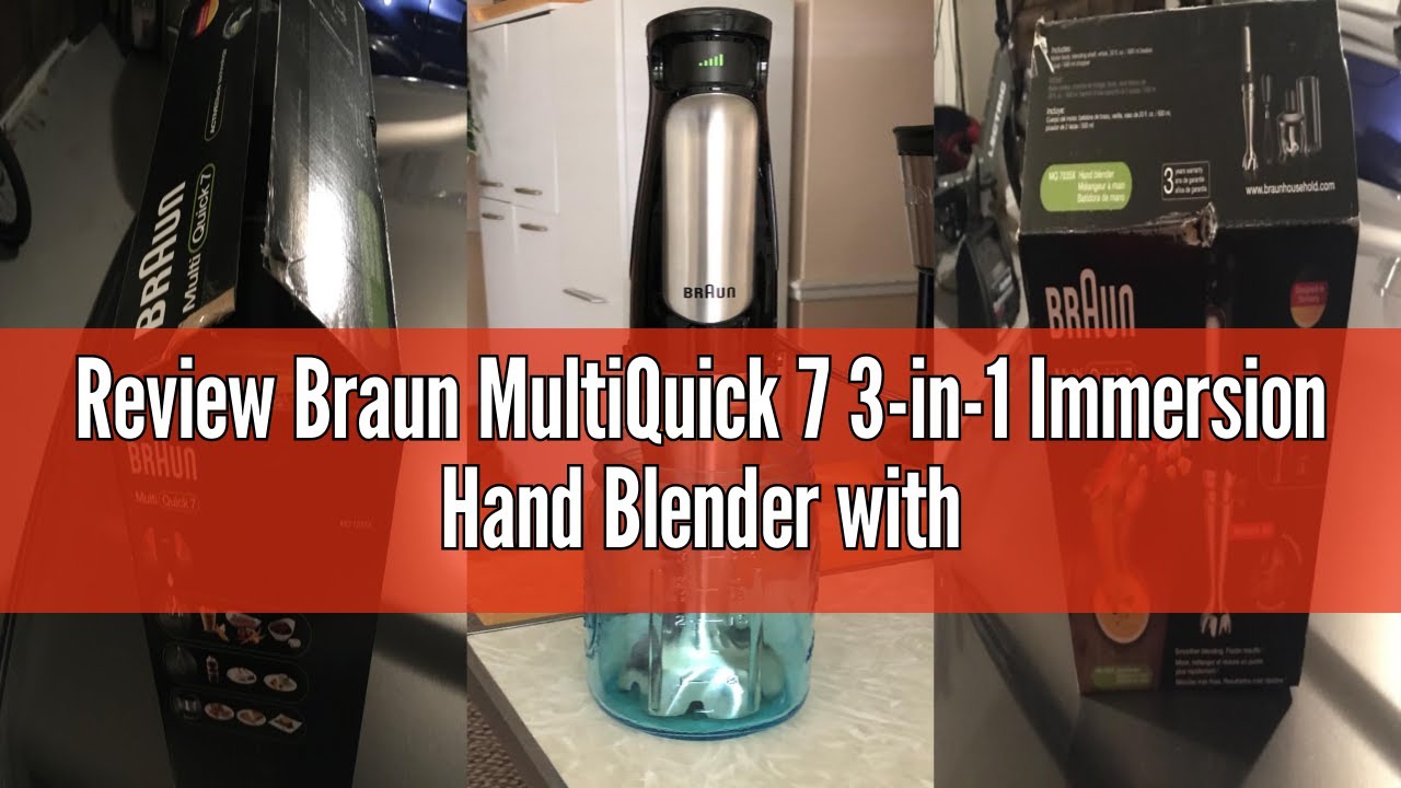 Review Braun MultiQuick 7 3-in-1 Immersion Hand Blender with