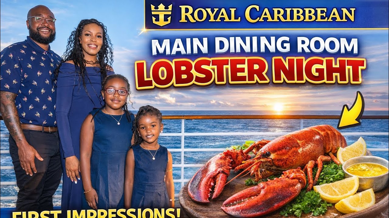 Royal Caribbean Main Dining Room Lobster Night (First Impressions)