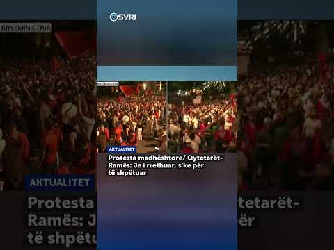 Protesta madhështore/ Qytetarët-Ramës: Je i rrethuar, s’ke për të shpëtuar - SHORTS