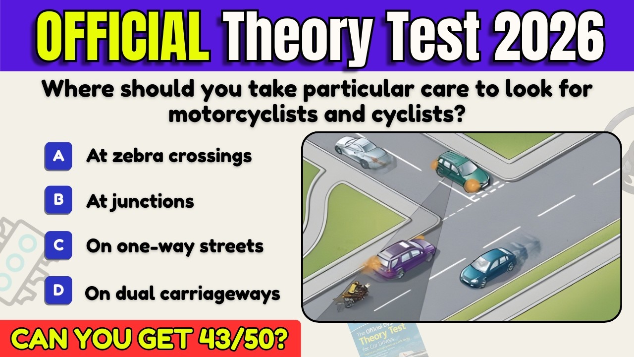 Theory Test 2026 UK | Full DVSA Driving Theory Test (Must Watch ...