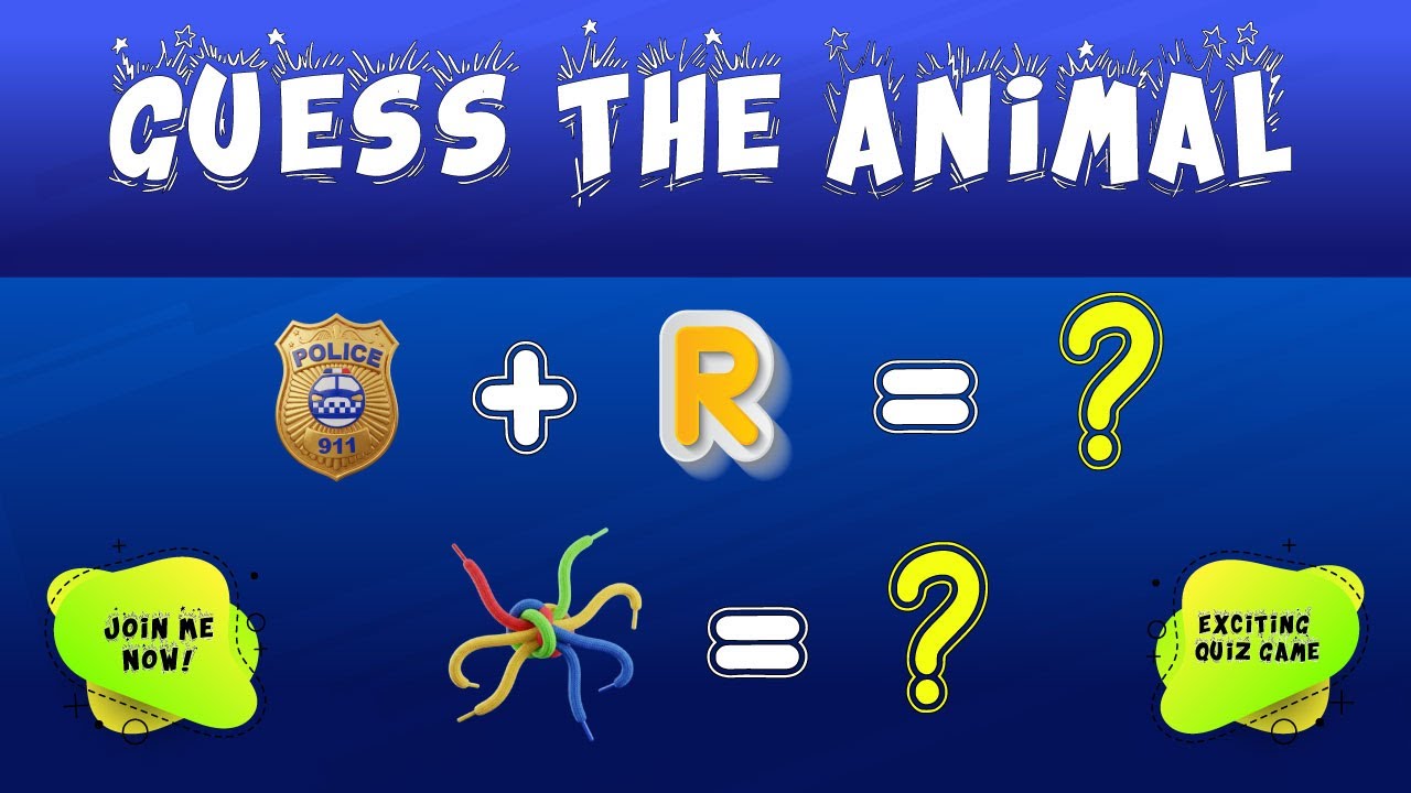 Guess the animals game | Quiz games for kids  | Trivia game | Quiz game about animals | The Bee Show
