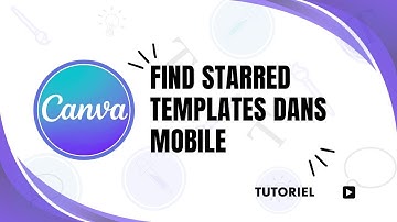 How to Find Starred Templates on Canva Mobile
