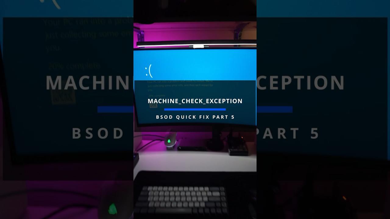 BSOD quick fix MACHINE_CHECK_EXCEPTION part 5 