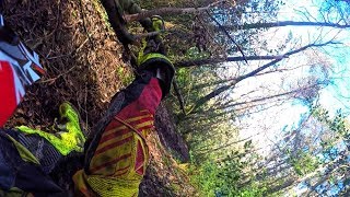 Dirt Biker Gets Speared By Tree | Brutal Moto Crash