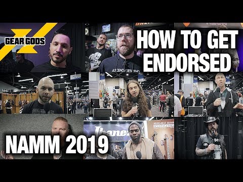 We Asked These Artists How To Get Endorsed At NAMM 2019 | GEAR GODS