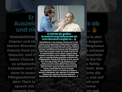 Er lehnte den Oscar ab und erschütterte Hollywood bis ins Mark