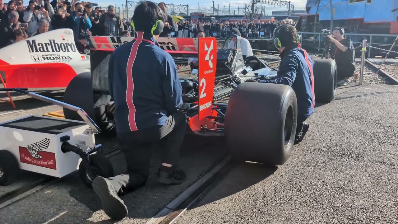 McLaren Honda MP4/6　V12エンジン始動✨️