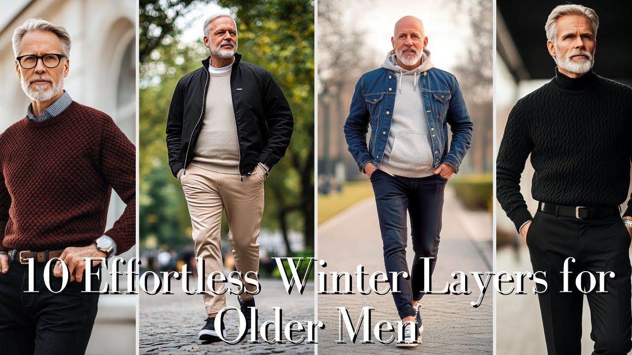 10 Effortless Winter Layers for Older Men | Casual Weekend Looks 2025 ...